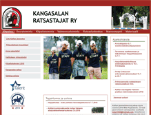 Tablet Screenshot of kangasalanratsastajat.fi
